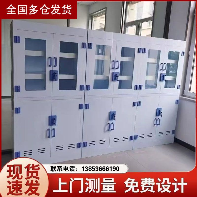 青島試驗臺廠家pp器皿柜實驗臺實驗室工作臺